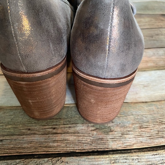 Sofft Metallic Bronze Suede Penny Loafers 11 - Picture 7 of 10